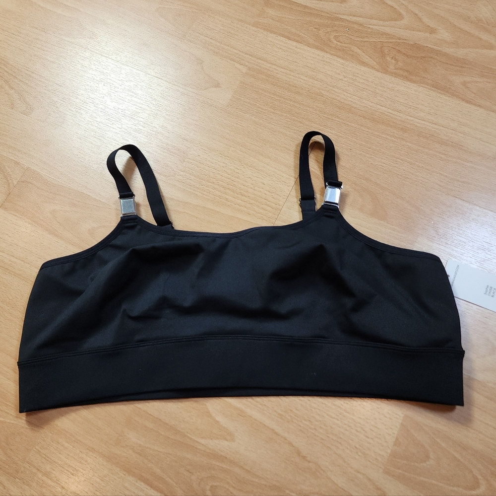 NWT Davin & Adley Sophie Maternity and Nursing Bralette Black Size 1X